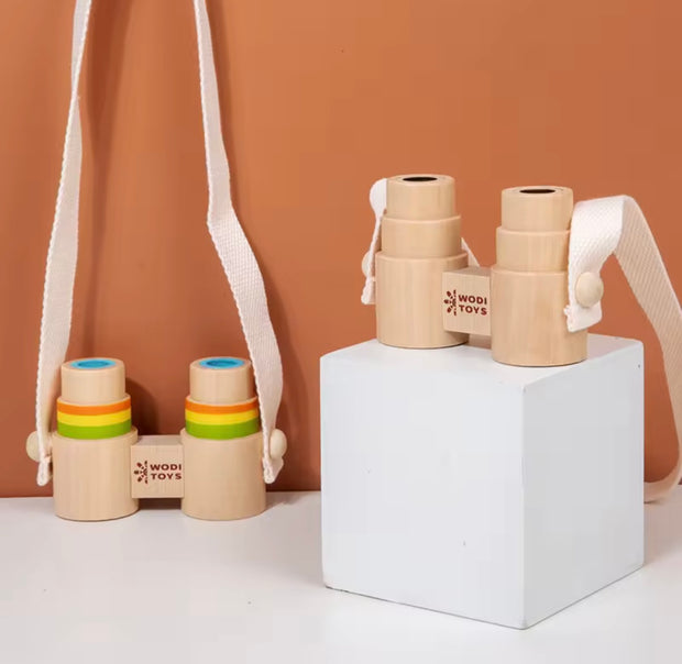 Wooden Toy Binoculars