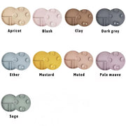 Stay Put Silicone Suction Plate with Lid