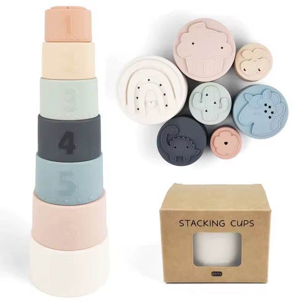 Stack & Bloom Silicone Cup Set