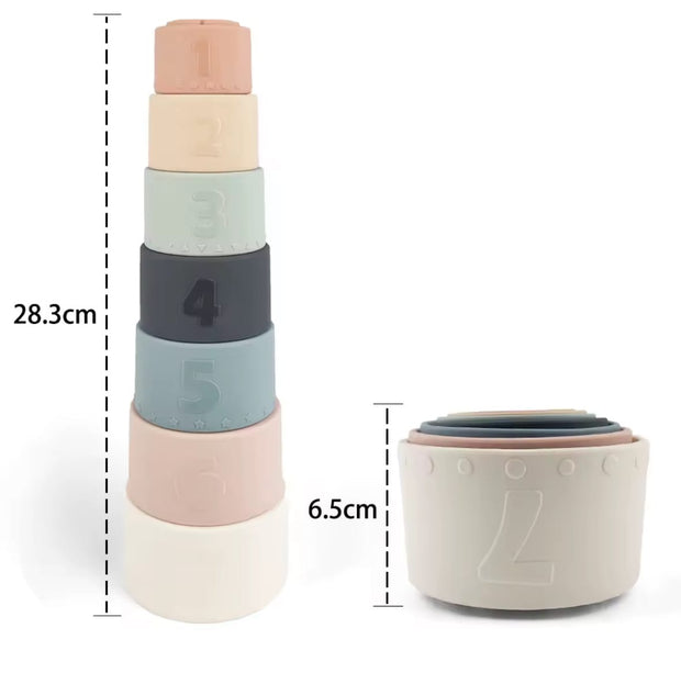 Stack & Bloom Silicone Cup Set